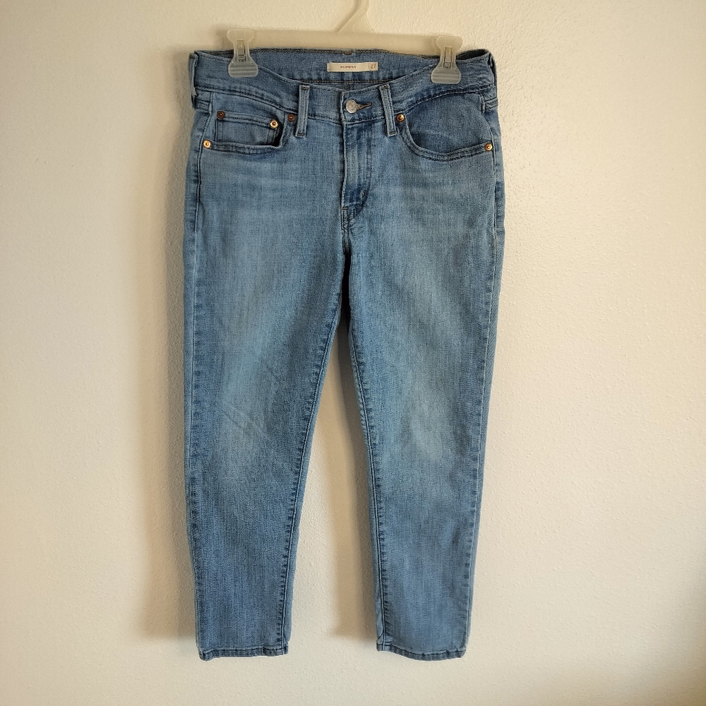 Levis Mid Rise Boyfriend Jeans Size 27 Modern Preppy 90s Grunge Casual
